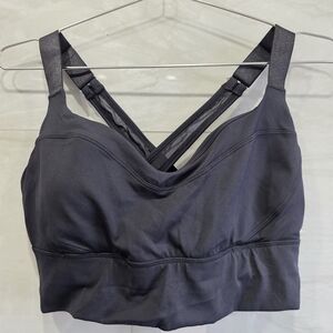 HALARA Black Cross-Back Sports Bralette